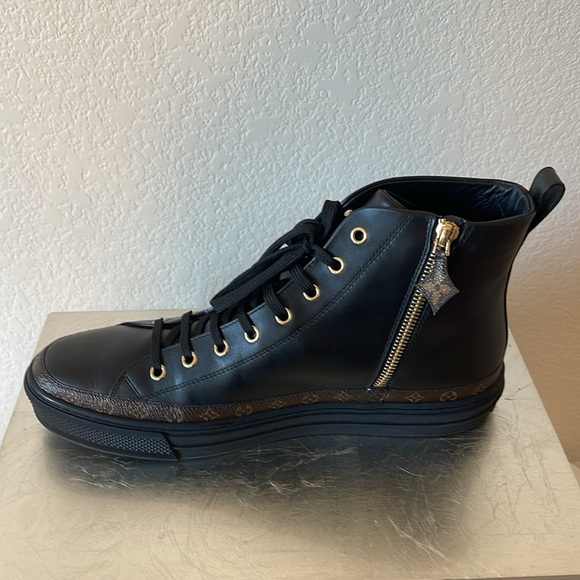 Louis Vuitton Stellar Sneaker Boot monogram tassel combat style shoe - Picture 8 of 15